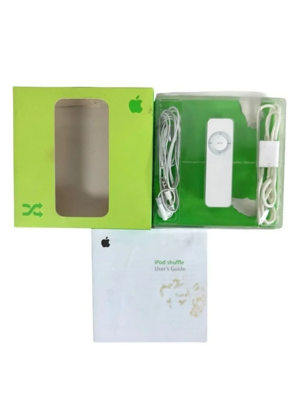 Vintage Apple iPod Shuffle 1st Generation 512MB P9724LL/A White With Box